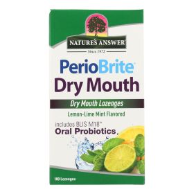 Nature's Answer Periobrite Lemon-lime Mint Flavored Dry Mouth Oral Probiotics - 1 Each - 100 Ct