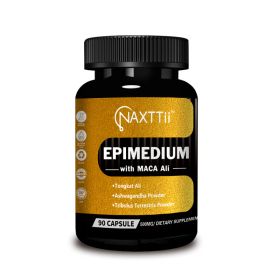 EPIMEDIUM Maca Root Powder Tongkat Aliand Tribulus Terrestris Powder 90 Capsules 500mg Dietary Supplement For Women And Men (Option: 90 capsules)